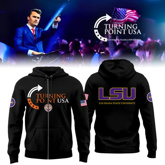 Limited Edition Louisiana State University x Turning Point USA ZIP Hoodie