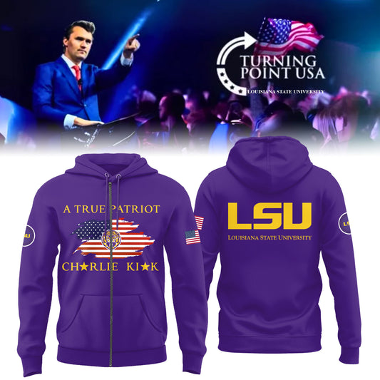 Limited Edition Louisiana State University x Turning Point USA ZIP Hoodie