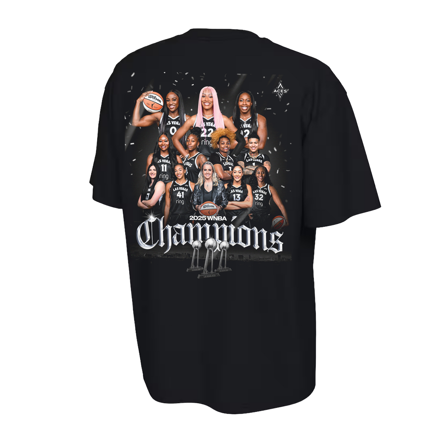 Las Vegas Aces 2025 WNBA Finals Champions T-Shirt