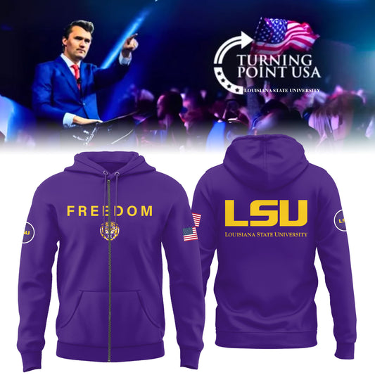 Limited Edition Louisiana State University x Turning Point USA ZIP Hoodie