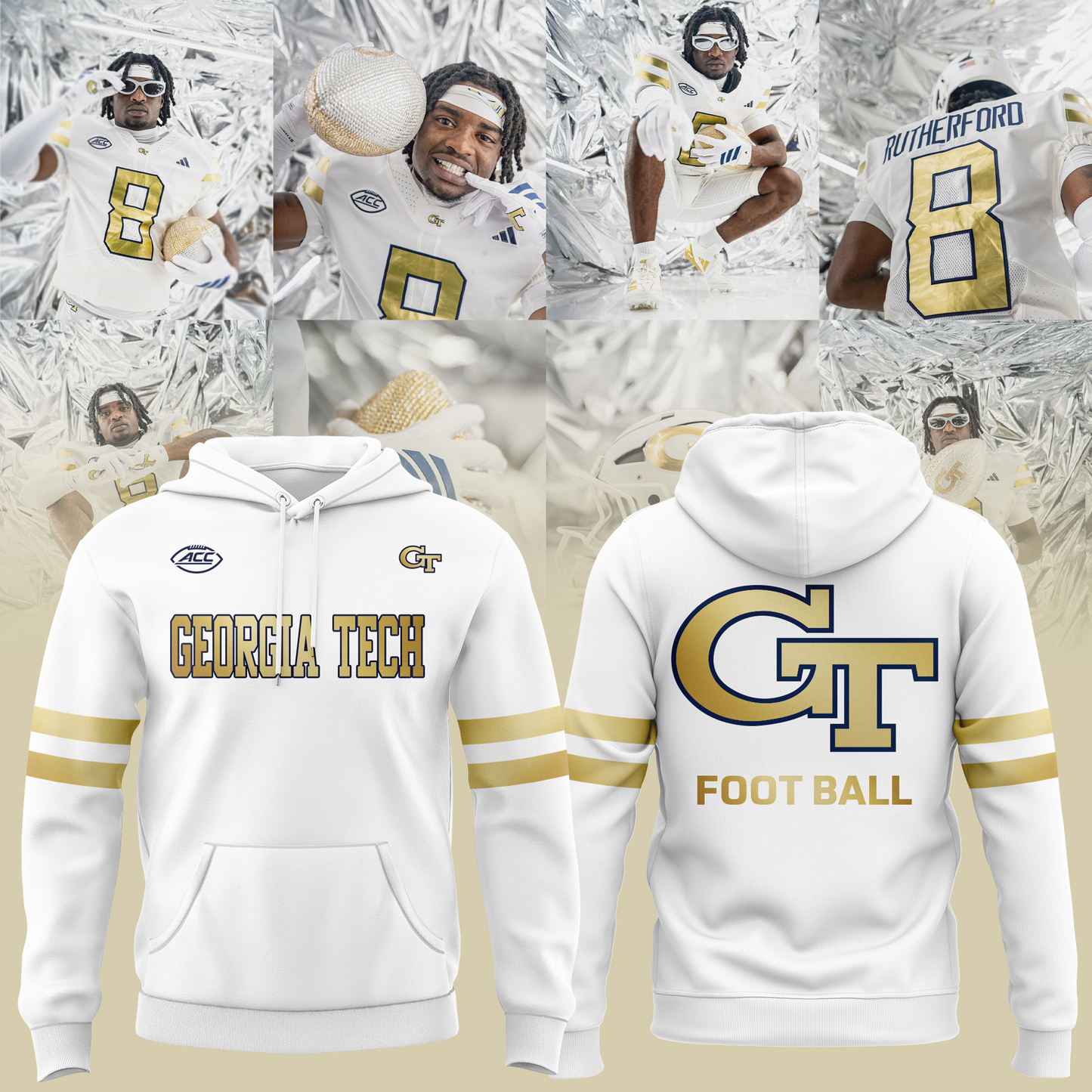 Georgia Tech Football Limited Edition 2025 HOODIE