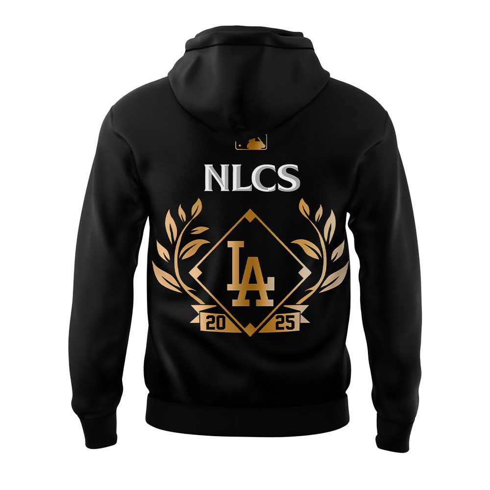 LA.Dodgers 2025 National League Division Series Champions Combo Black Hoodie
