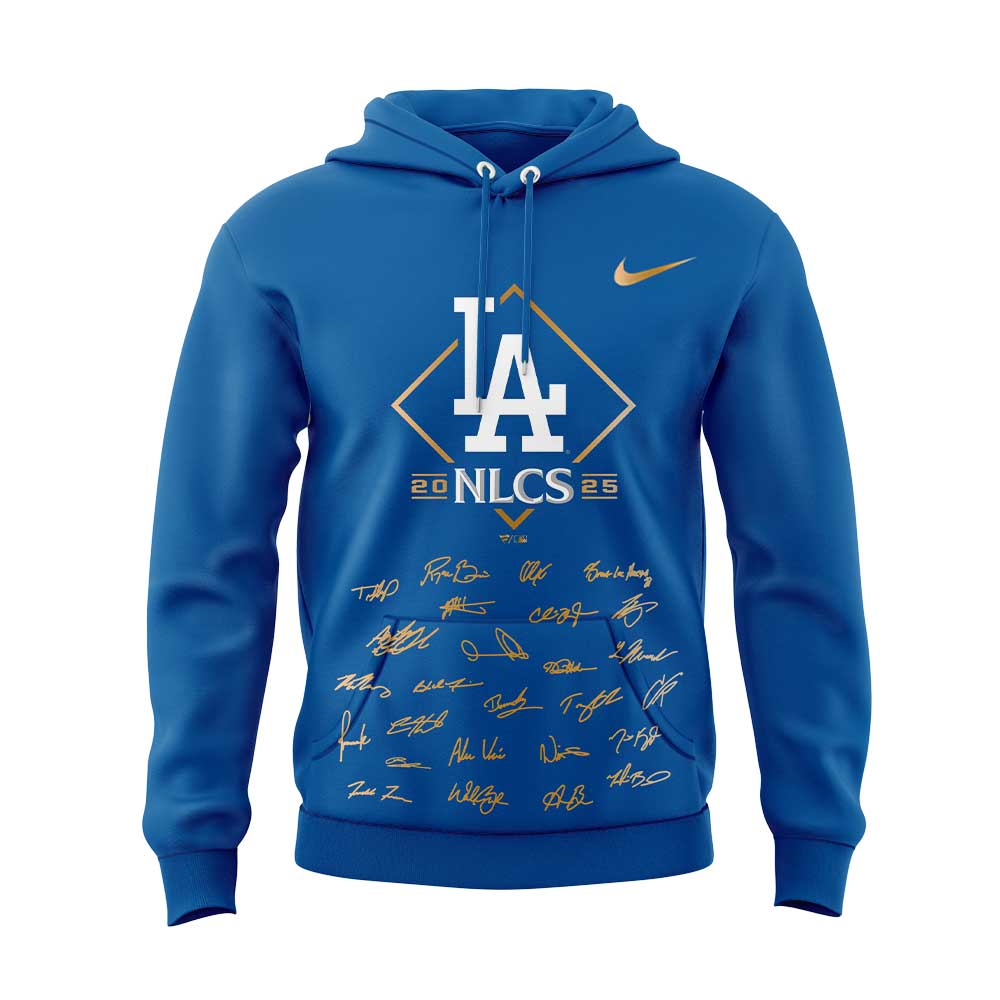 LA.Dodgers 2025 National League Division Series Champions Combo Blue Hoodie
