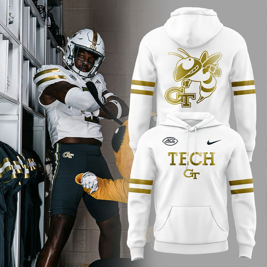 Georgia Tech Football. The look. The Flats. The Buzz Hoodie