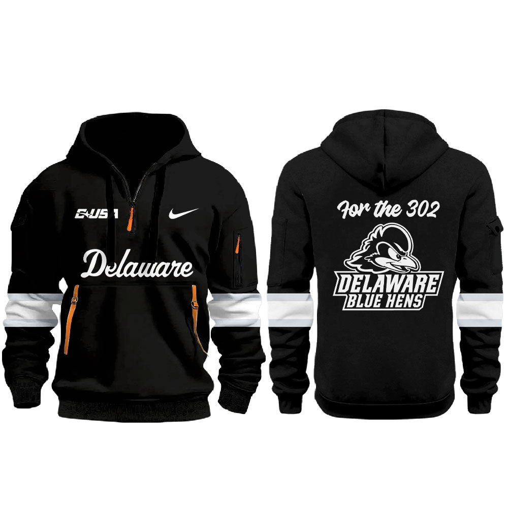 Delaware Fightin Midnight Collection Combo Zip 1/4 Hoodie