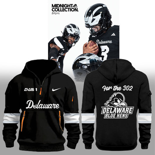 Delaware Fightin Midnight Collection Combo Zip 1/4 Hoodie