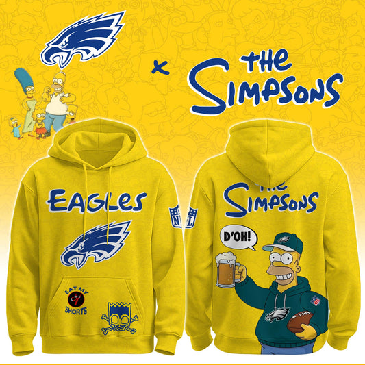 Eagles x The Simpsons Crossover Hoodie