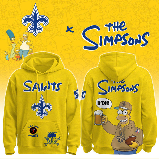 Saints x The Simpsons Crossover Hoodie
