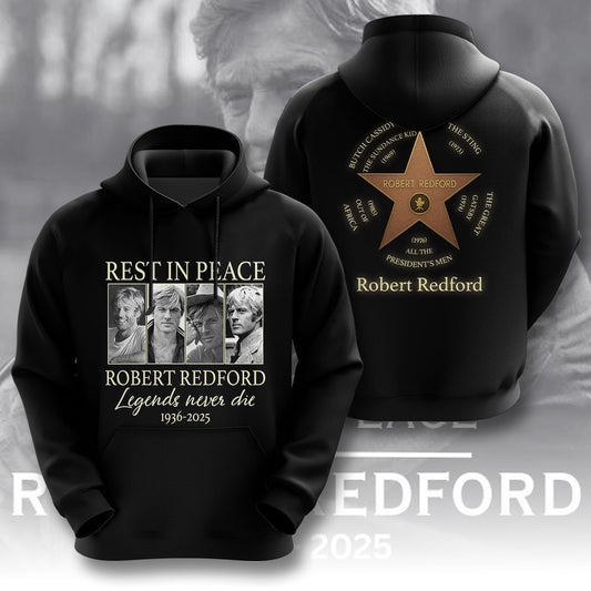 Robert Redford 3D Hoodie