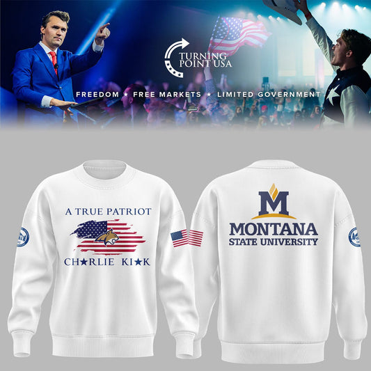 Limited Edition Montana State x Turning Point USA 2025 Sweatshirt