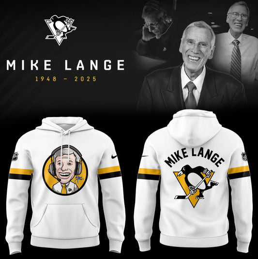 Limited Edition Honoring The Legend, Mike Lange - "Voice of the Penguins" Hoodie-PA02202510