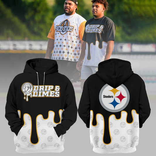 Pittsburgh Steelers NFL 2024 Drip&Dimes Limited Hoodie-PU07182402