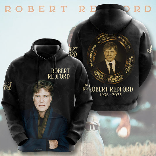 Robert Redford 3D Hoodie