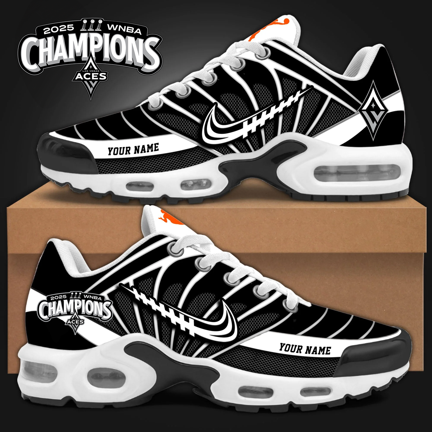 Las Vegas Aces 2025 WNBA Finals Champions Shoes