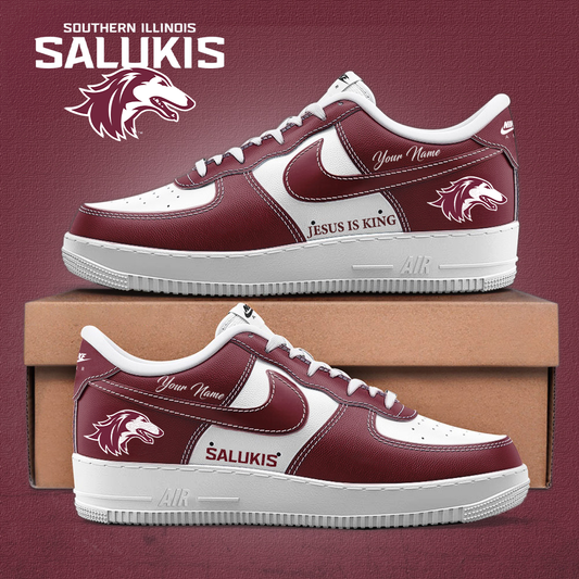 Saluki Football "Jesus Is King" Shoes 2025