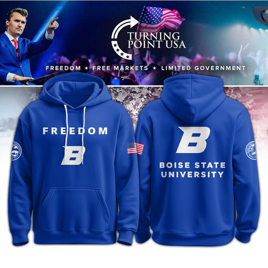 Limited Edition Boise State University x Turning Point USA Hoodie