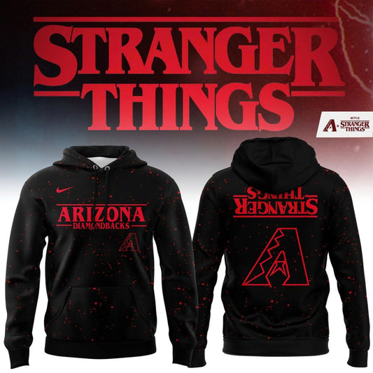 Exclusive Arizona Diamondbacks x Stranger Things 2025 Hoodie