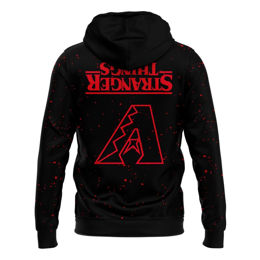 Exclusive Arizona Diamondbacks x Stranger Things 2025 Hoodie