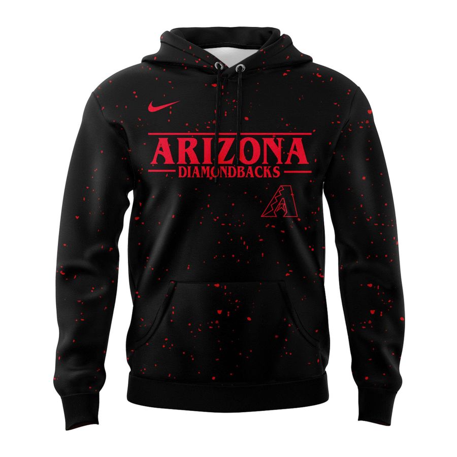 Exclusive Arizona Diamondbacks x Stranger Things 2025 Hoodie