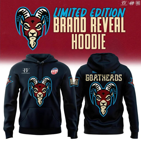 Goatheads Primary Logo Hoodie (Navy)