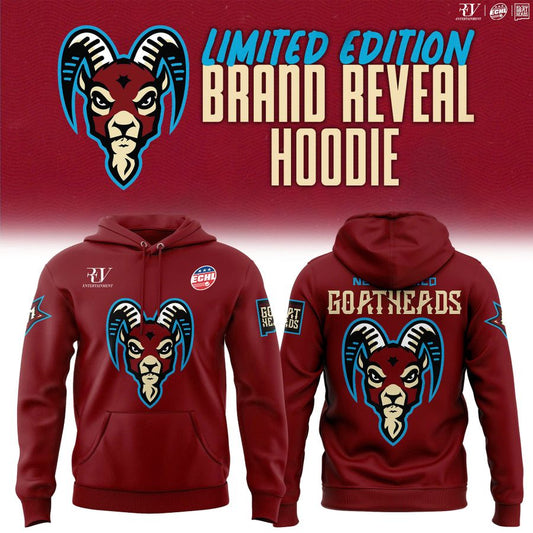 Goatheads Primary Logo Hoodie (Maroon)