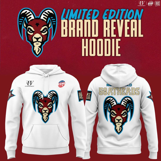 Goatheads Primary Logo Hoodie (White)