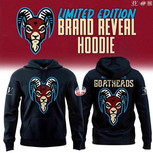 Goatheads Primary Logo Hoodie Navy - V2