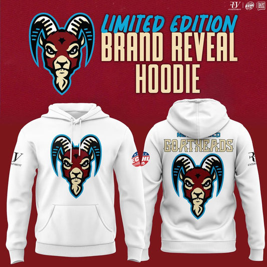 Goatheads Primary Logo Hoodie White - V2