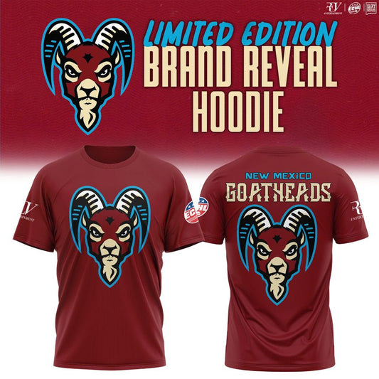 Goatheads Primary Logo T-Shirt Maroon - V2