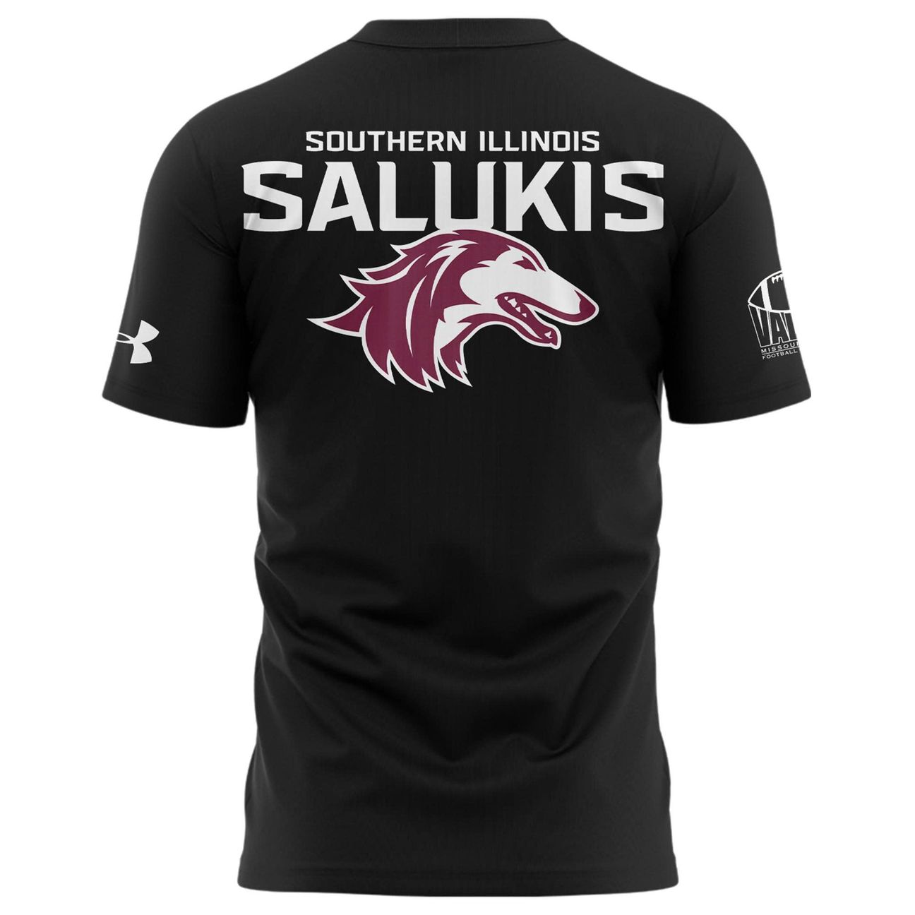 Saluki Football "Jesus Is King" T-Shirt 2025 Black