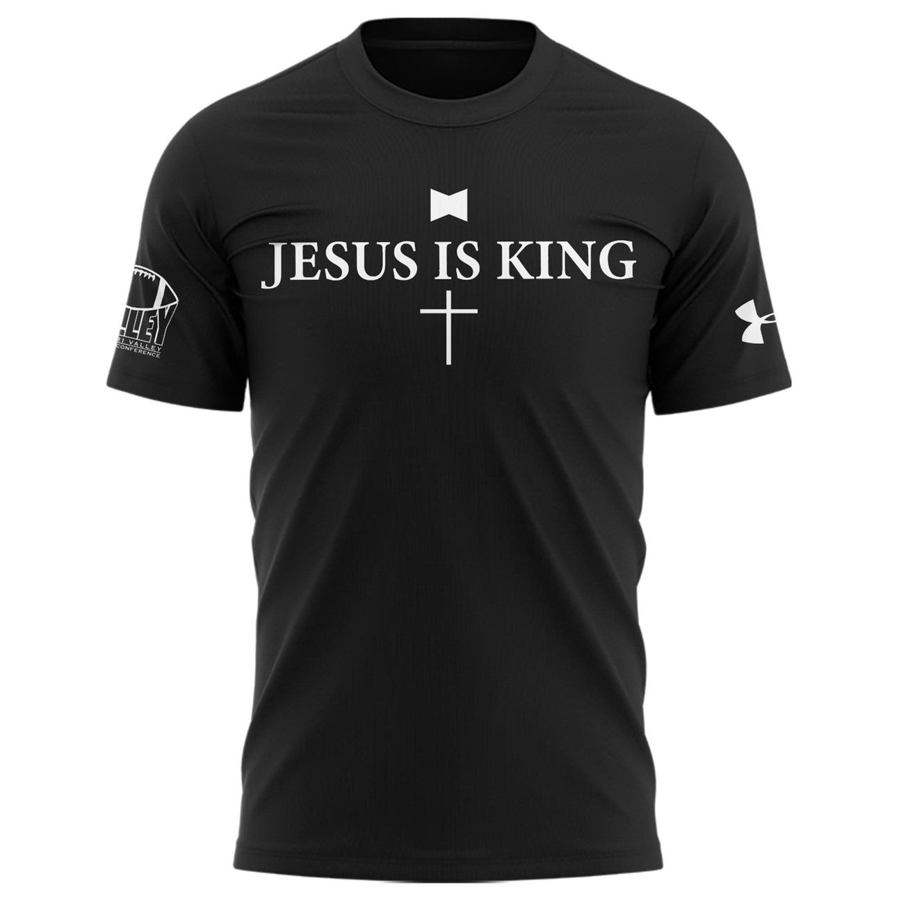 Saluki Football "Jesus Is King" T-Shirt 2025 Black