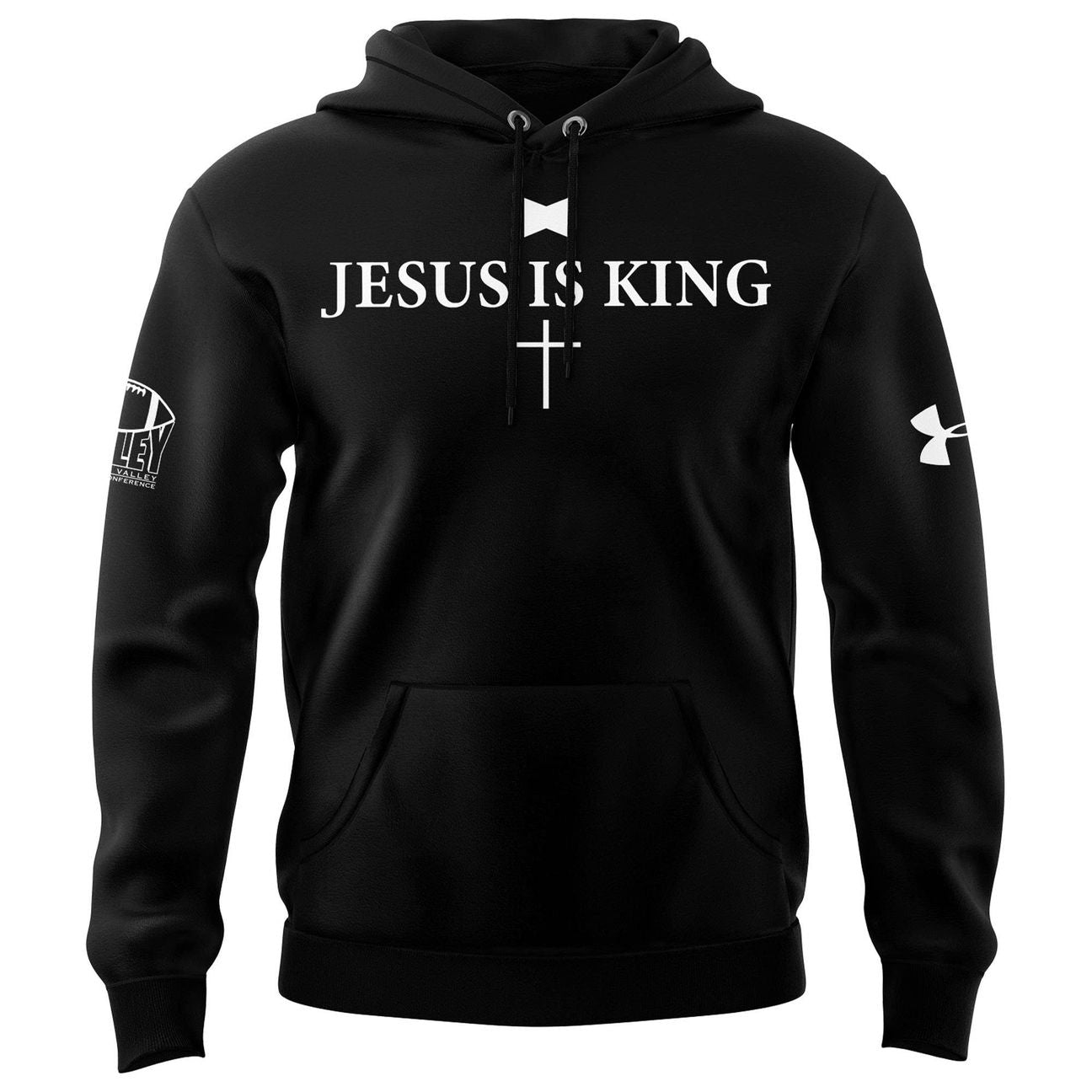 Saluki Football "Jesus Is King" Hoodie 2025 Black