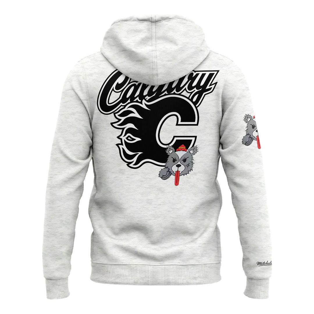 Flames Mitchell & Ness Plush Doll Crew Hoodie