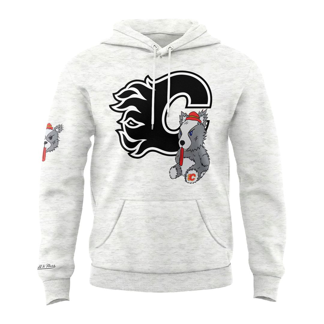 Flames Mitchell & Ness Plush Doll Crew Hoodie