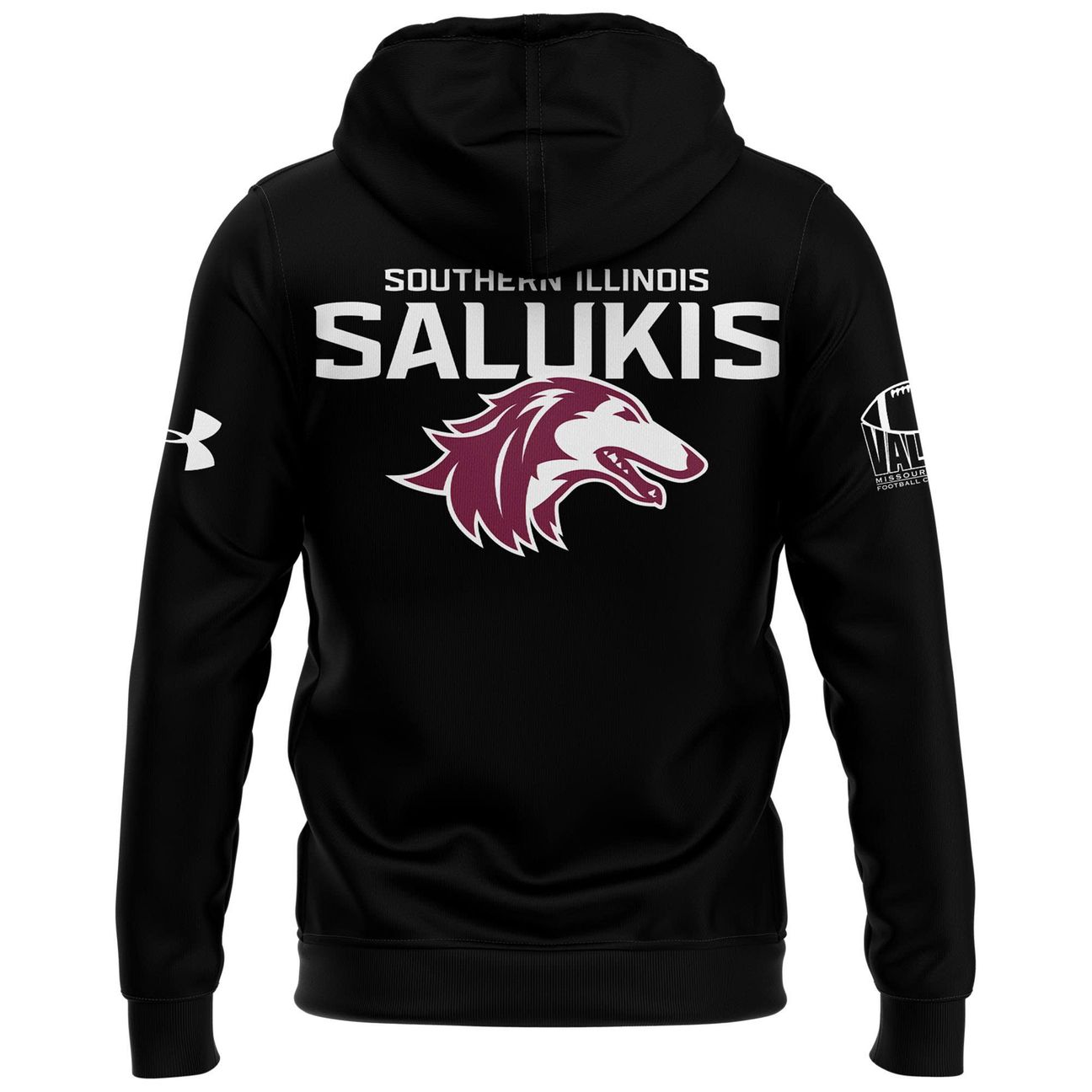 Saluki Football "Jesus Is King" Zip Hoodie 2025 Black