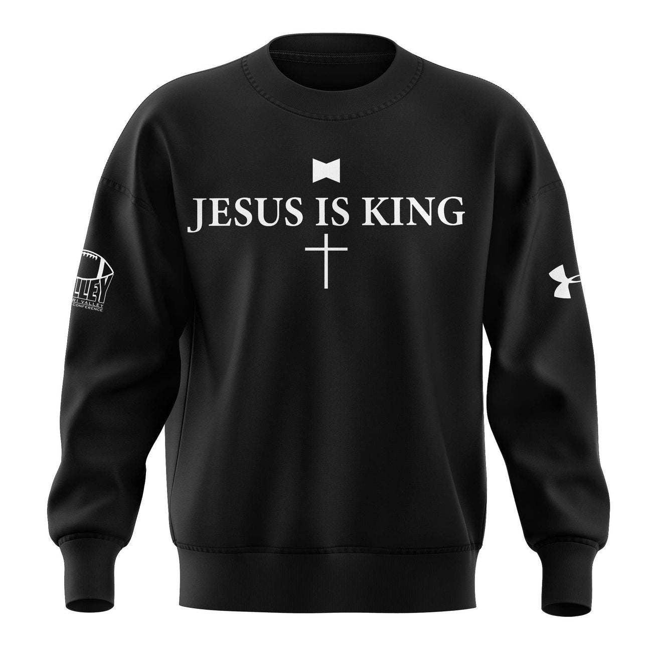 Saluki Football "Jesus Is King" Sweatshirt 2025 Black