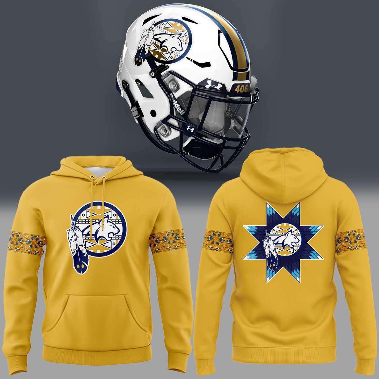 Montana State Football Native American Heritage Month Hoodie
