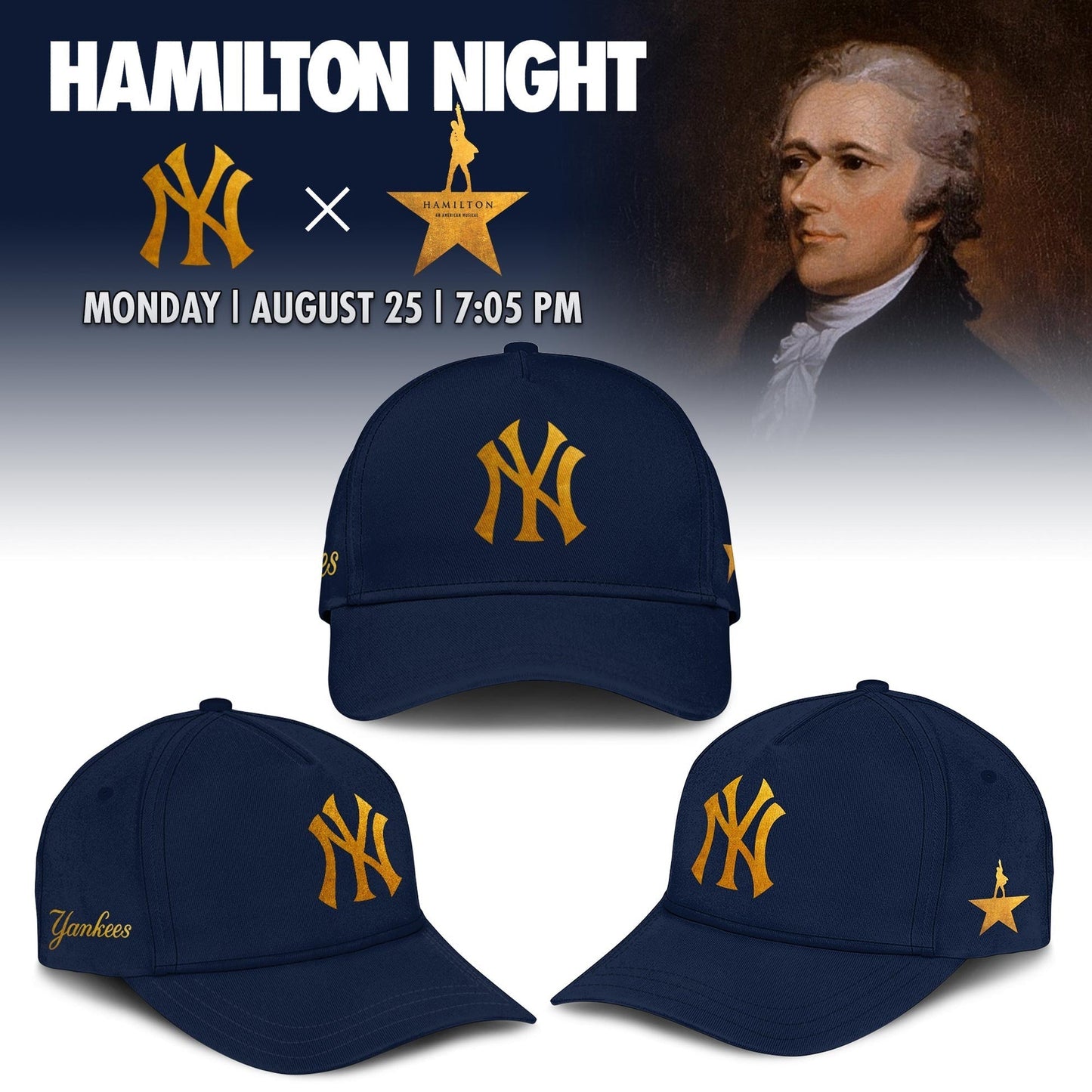 New York Yankees Hamilton Night 2025 Limited Edition Jersey