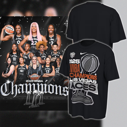 Las Vegas Aces 2025 WNBA Finals Champions T-Shirt