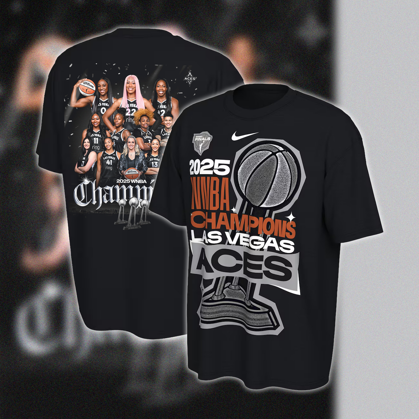 Las Vegas Aces 2025 WNBA Finals Champions T-Shirt