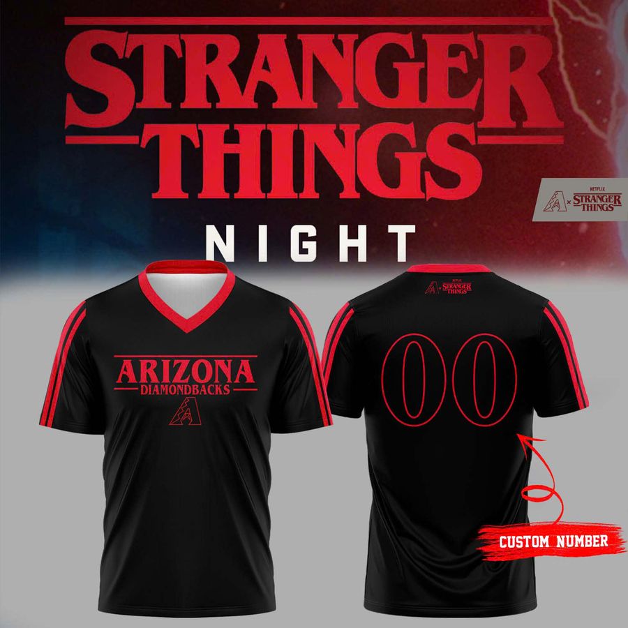 Diamondbacks Stranger Things Night Jersey - Limited Edition