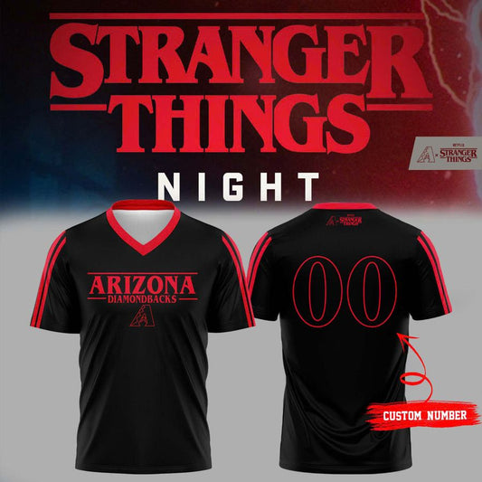 Diamondbacks Stranger Things Night Jersey - Limited Edition