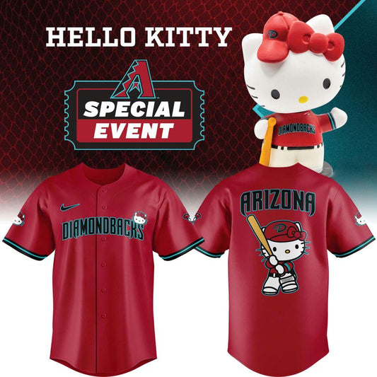 Diamondbacks Sweet Style Kitty Charm Jersey - Limited Edition