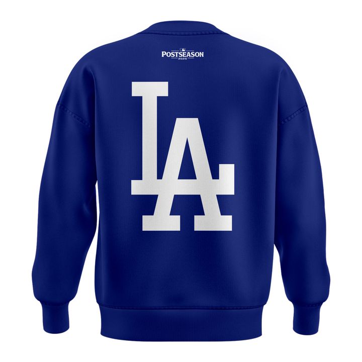 Special New Angeles Dodgers Fanatics Royal 2025 Postseason Locker Room Sweat
