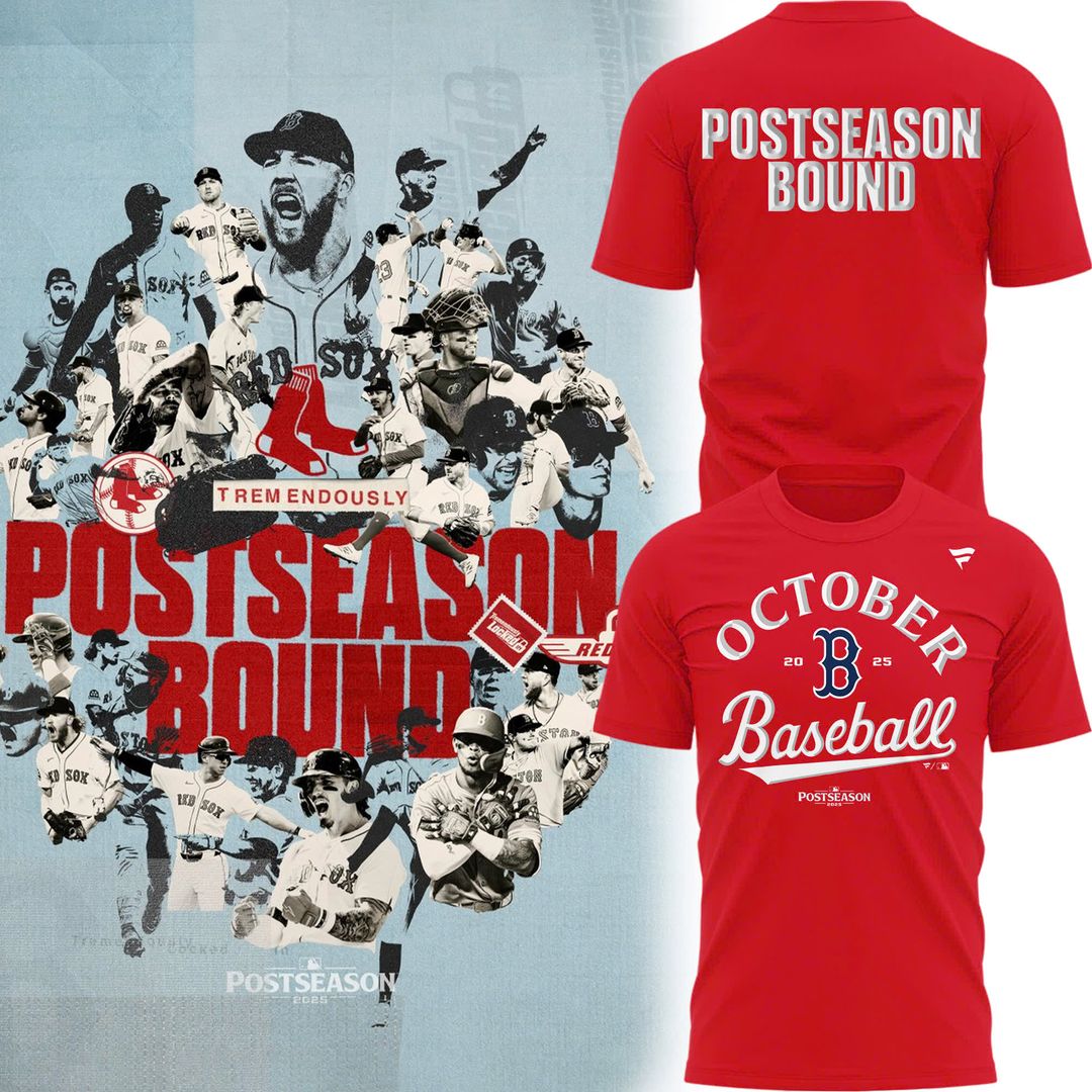 Special Edition Red Sox 2025 Postseason Tshirt
