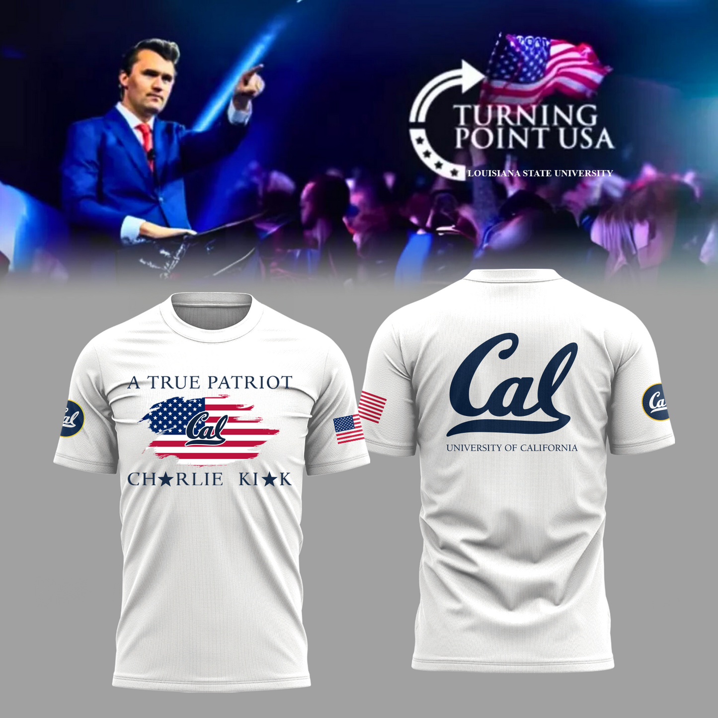Limited Edition University of California, Berkeley x Turning Point USA T-Shirt