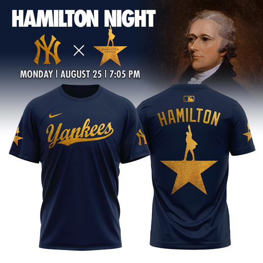 New York Yankees x Hamilton Night 2025 Limited Edition T-Shirt