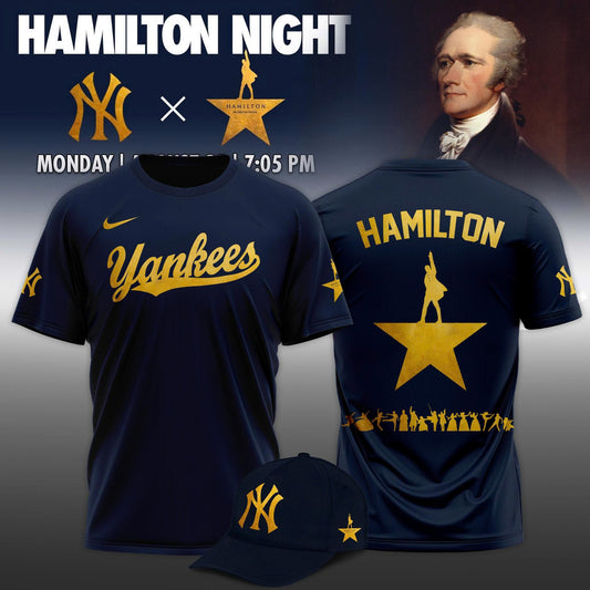 New York Yankees x Hamilton Night 2025 Limited Edition T-Shirt