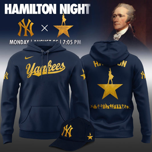 New York Yankees x Hamilton Night 2025 Limited Edition Hoodie