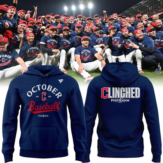 Cleveland Guardians 2025 Postseason Locker Room Combo Hoodie